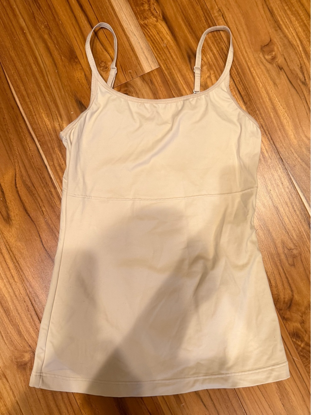 ⛱️Maidenform - Nude Firm Control Fat Free Long Length Shaping Tank - XL